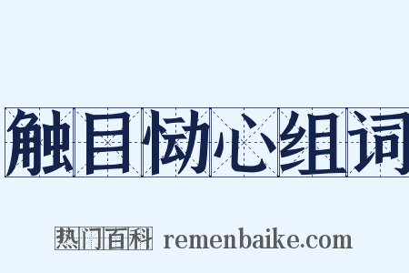 触目恸心组词是什么意思的图片